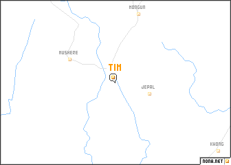 map of Tim