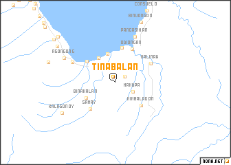 map of Tinabalan