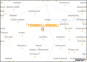 map of Ti nʼAbdellah Ou Ali