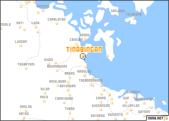 map of Tinabingan