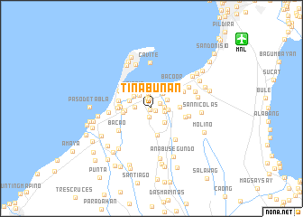 map of Tinabunan