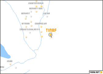 map of Tinaf