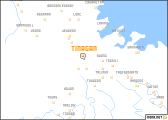 map of Tinagan