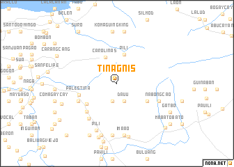 map of Tinagñis