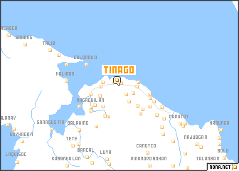 map of Tinago