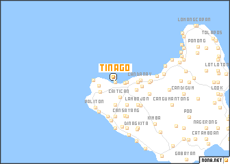 map of Tinago