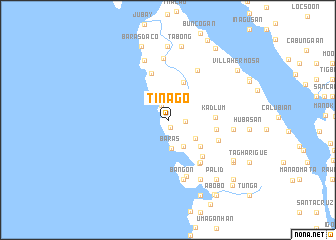 map of Tinago