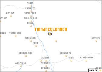 map of Tinaja Colorada