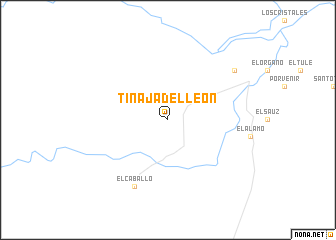 map of Tinaja del León