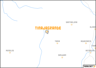 map of Tinaja Grande