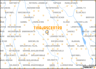 map of Tinajas Centro