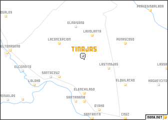 map of Tinajas