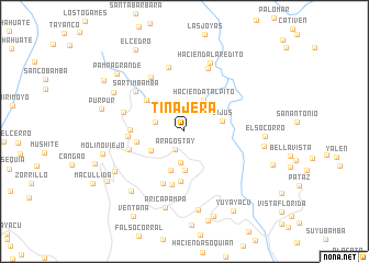 map of Tinajera