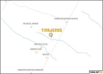 map of Tinajeros