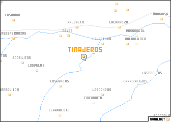 map of Tinajeros