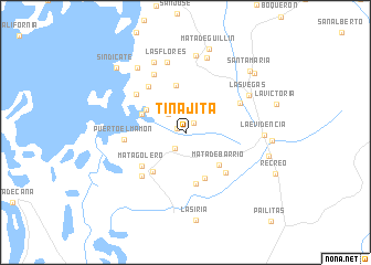 map of Tinajita