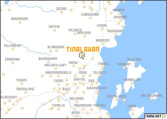 map of Tinalawan