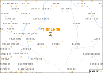 map of Tinalhas