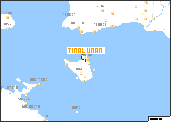 map of Tinalunan