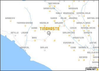 map of Tinamaste