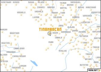 map of Tinambacan