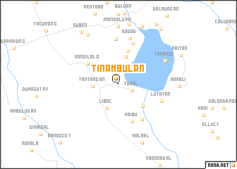 map of Tinambulan