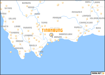 map of Tinambung