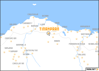 map of Tinampaan