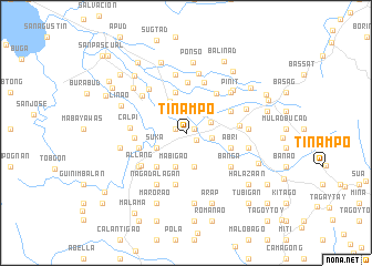 map of Tinampo