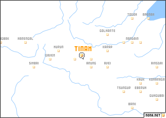 map of Tinam