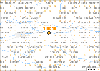 map of Tiñana