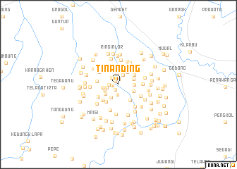 map of Tinanding