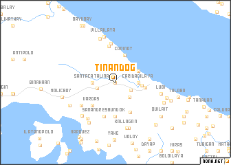 map of Tinandog