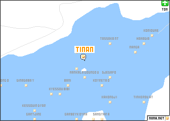 map of Tinan