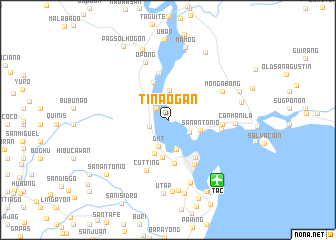 map of Tinaogan