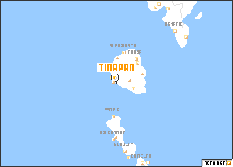 map of Tinapan