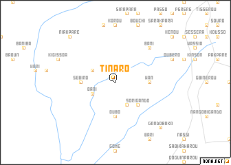 map of Tinaro