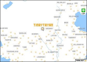 map of Tinaytayan