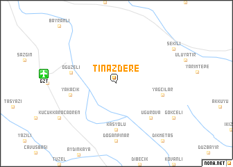 map of Tınazdere