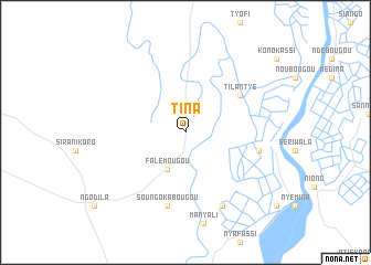 map of Tina