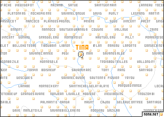 map of Tina