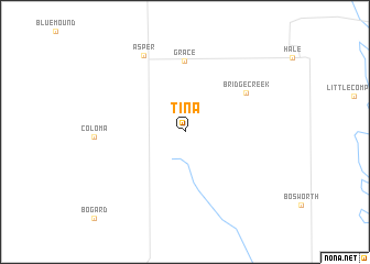 map of Tina