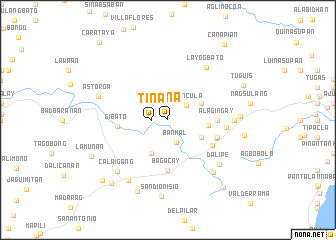 map of Tina