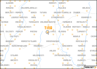 map of Tina