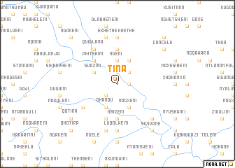 map of Tina