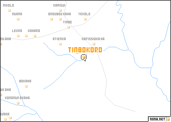 map of Tinbokoro