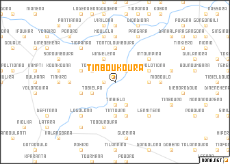 map of Tinboukoura