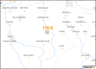 map of Tinca