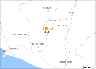 map of Tinco