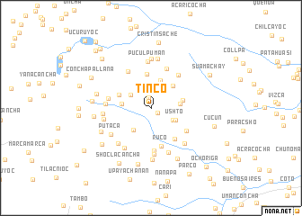 map of Tinco